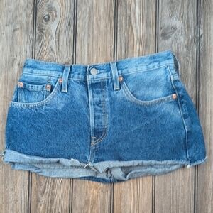 Levi's Classic Blue Jean Shorts
